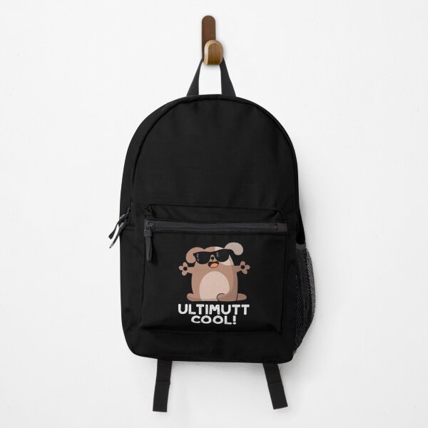 Item preview, Ulti-mutt Cool Funny Dog Puns (Dark BG) designed and sold by punnybone.