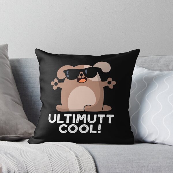 Item preview, Ulti-mutt Cool Funny Dog Puns (Dark BG) designed and sold by punnybone.