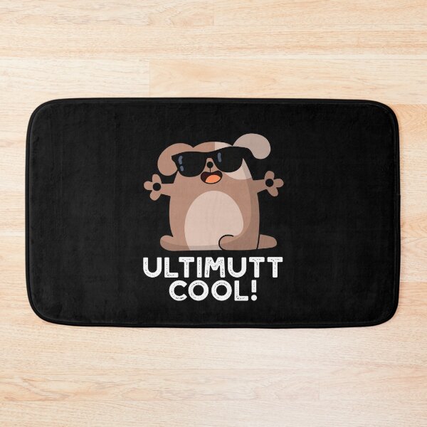 Item preview, Ulti-mutt Cool Funny Dog Puns (Dark BG) designed and sold by punnybone.
