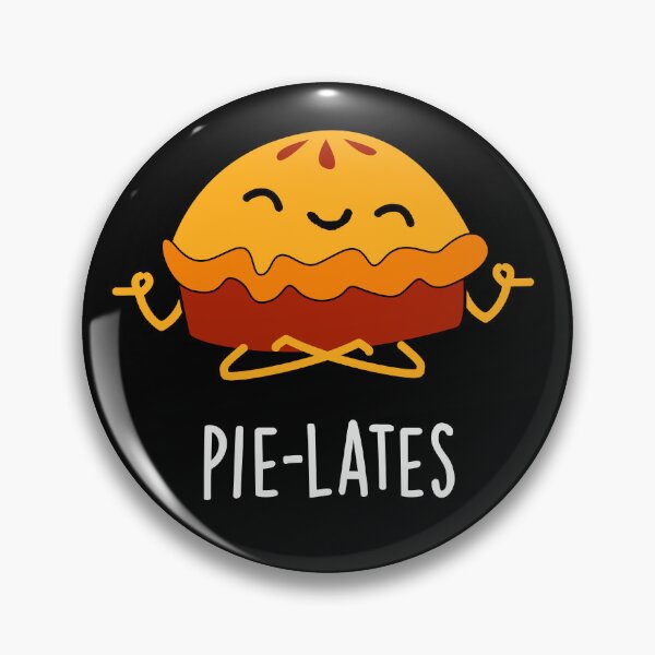 Item preview, Pie-lates Funny Pie Puns (Dark BG) designed and sold by punnybone.