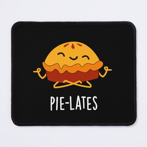 Item preview, Pie-lates Funny Pie Puns (Dark BG) designed and sold by punnybone.