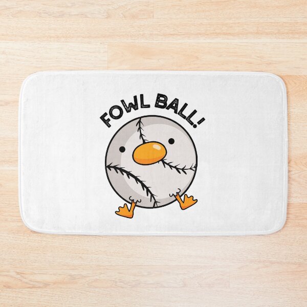 Item preview, Fowl Ball Funny Baseball Puns  designed and sold by punnybone.