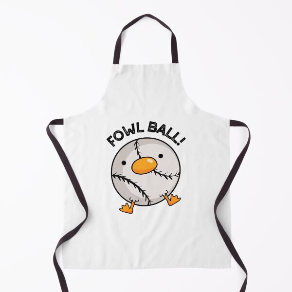 Item preview, Fowl Ball Funny Baseball Puns designed and sold by punnybone.