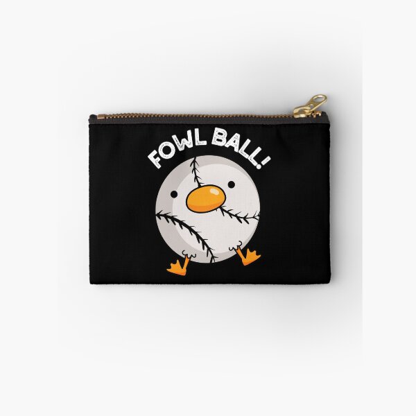 Item preview, Fowl Ball Funny Baseball Puns (Dark BG) designed and sold by punnybone.