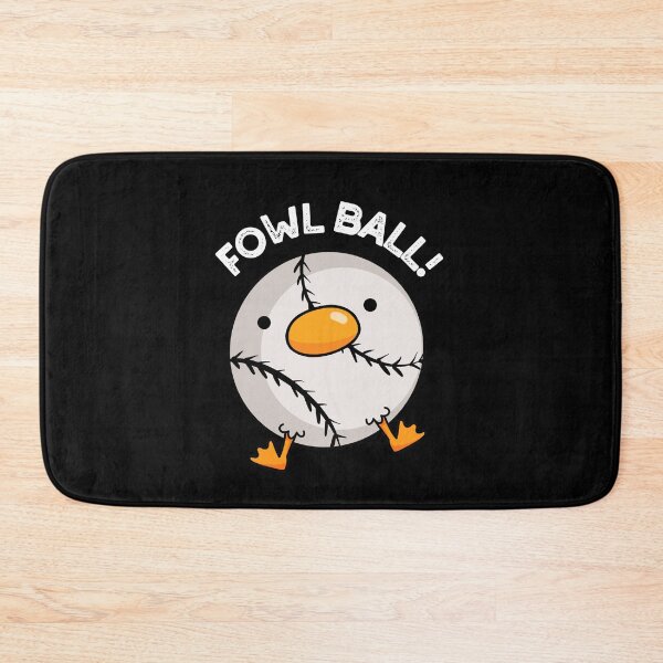 Item preview, Fowl Ball Funny Baseball Puns (Dark BG) designed and sold by punnybone.