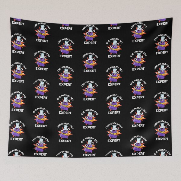 Item preview, Che-missed-Try Funny Chemistry Puns (Dark BG) designed and sold by punnybone.