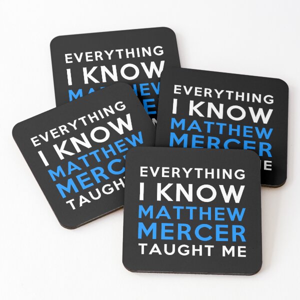 Item preview, Matthew Mercer - Everything i know designed and sold by 2Girls1Shirt.