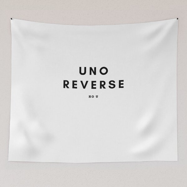 Item preview, Uno Reverse No U  designed and sold by Mediterranean Summer.