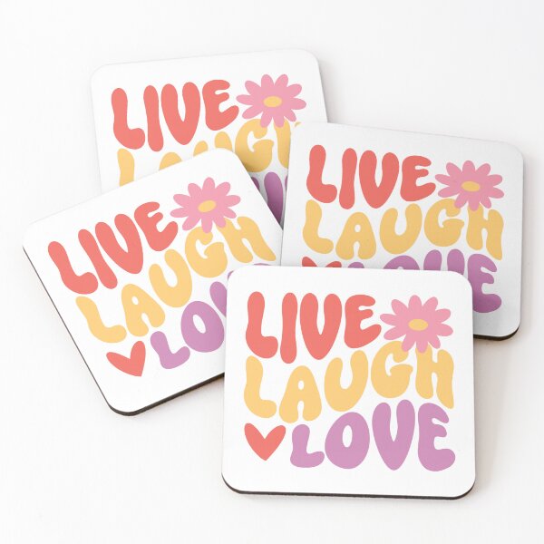 Item preview, Live Laugh Love with Flower designed and sold by Sunniest Designs.
