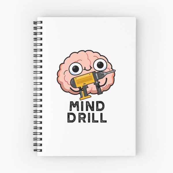 Item preview, Mind Drill Funny Brain Tool Puns  designed and sold by punnybone.