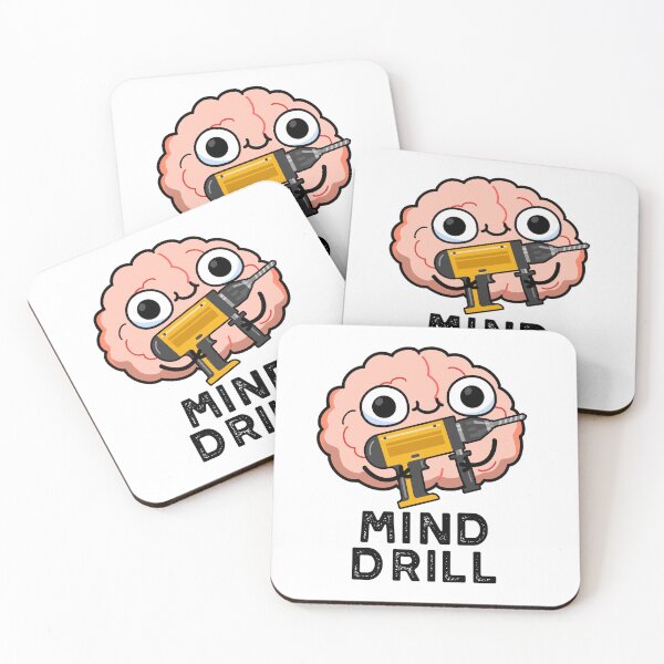 Item preview, Mind Drill Funny Brain Tool Puns  designed and sold by punnybone.