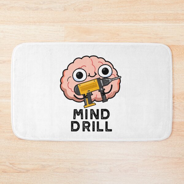 Item preview, Mind Drill Funny Brain Tool Puns  designed and sold by punnybone.