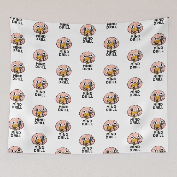Item preview, Mind Drill Funny Brain Tool Puns  designed and sold by punnybone.