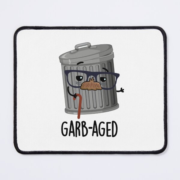 Item preview, Garbaged Funny Trash Can Puns designed and sold by punnybone.