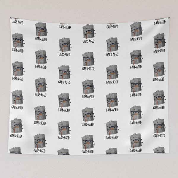 Item preview, Garbaged Funny Trash Can Puns  designed and sold by punnybone.