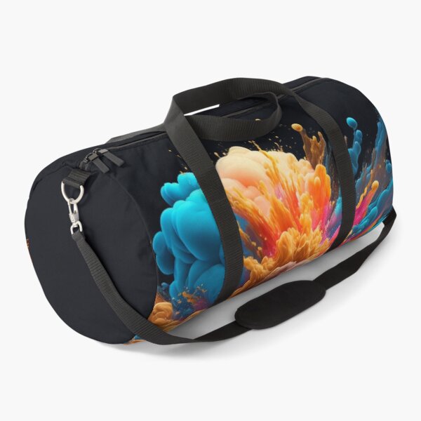 Item preview, abstract explosion of chemistry colors fluid paint designed and sold by sammgdesign.