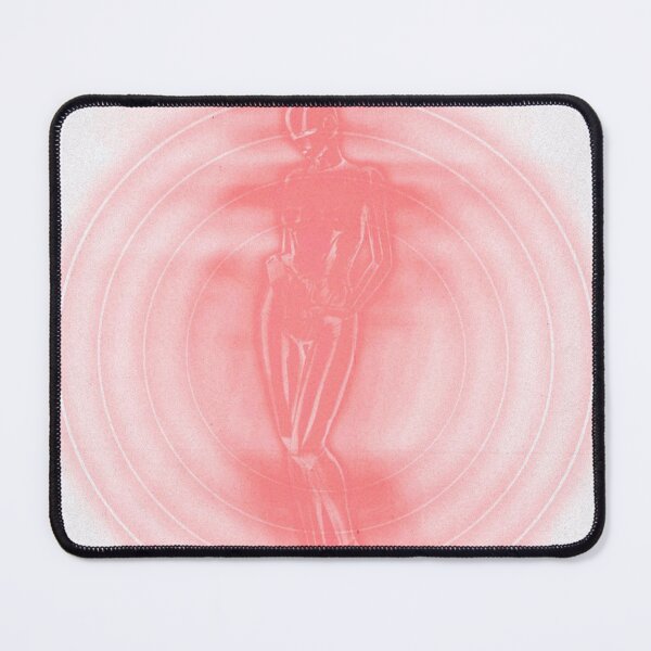 Item preview, retro pink beautiful women aura body sketch manifestation positive radiation illustration  designed and sold by Anavrisss.