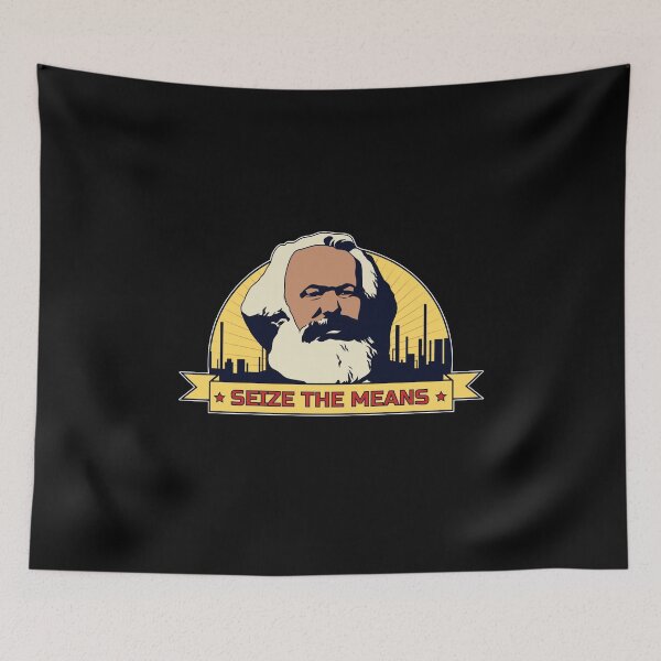 Item preview, Karl Marx Means of Production Quote Graphic  designed and sold by The Junto Shop.