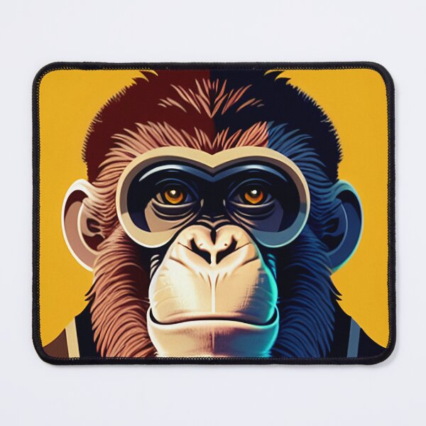 Item preview, cyberpunk gorilla  ape Kong portrait illustration art 12 designed and sold by vishalraifx.