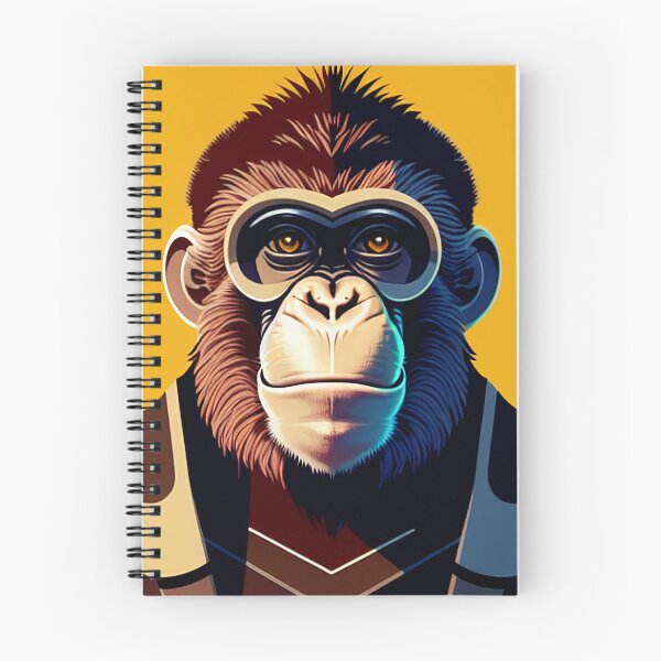 Item preview, cyberpunk gorilla  ape Kong portrait illustration art 12 designed and sold by vishalraifx.