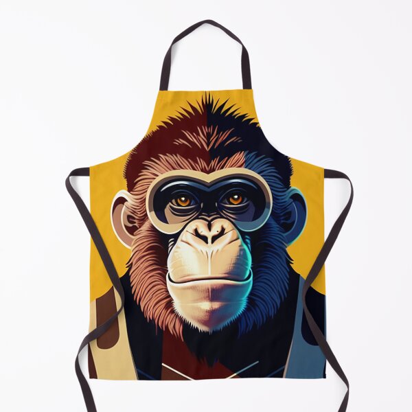Item preview, cyberpunk gorilla  ape Kong portrait illustration art 12 designed and sold by vishalraifx.