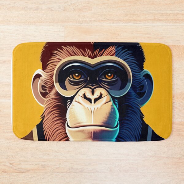 Item preview, cyberpunk gorilla  ape Kong portrait illustration art 12 designed and sold by vishalraifx.