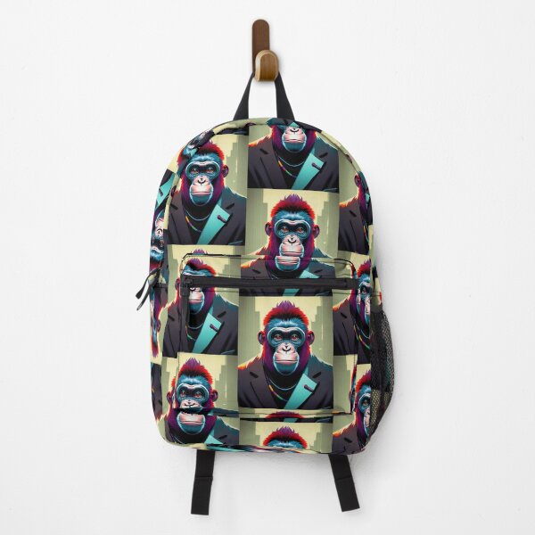 Item preview, cyberpunk gorilla  ape Kong portrait illustration art 13 designed and sold by vishalraifx.