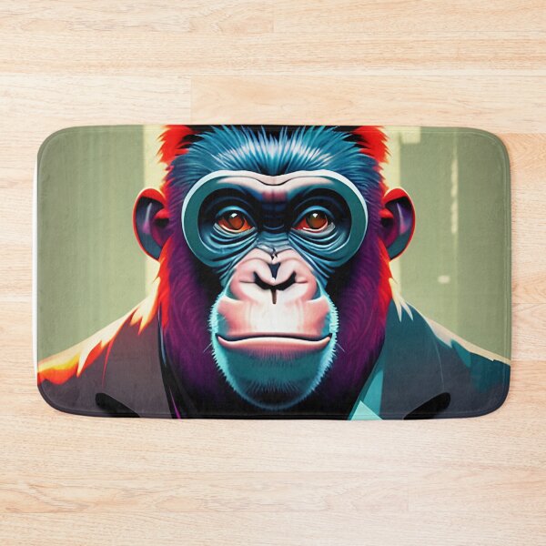 Item preview, cyberpunk gorilla  ape Kong portrait illustration art 13 designed and sold by vishalraifx.