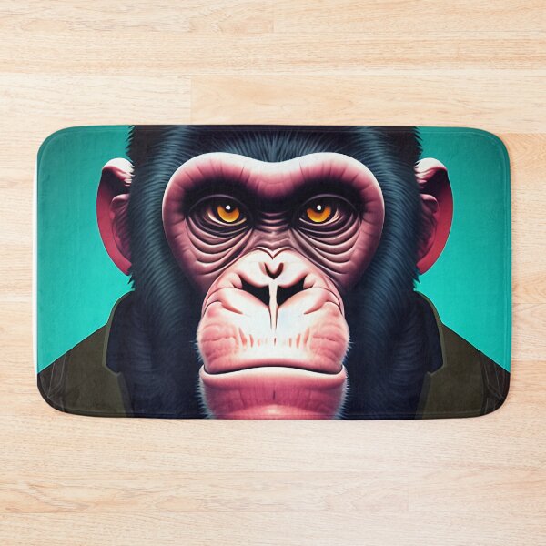 Item preview, cyberpunk gorilla  ape Kong portrait illustration art 14 designed and sold by vishalraifx.