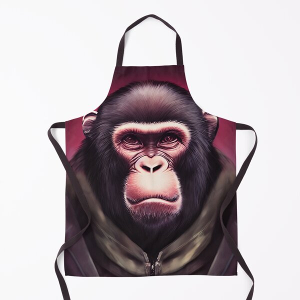 Item preview, cyberpunk gorilla  ape Kong portrait illustration art 15 designed and sold by vishalraifx.