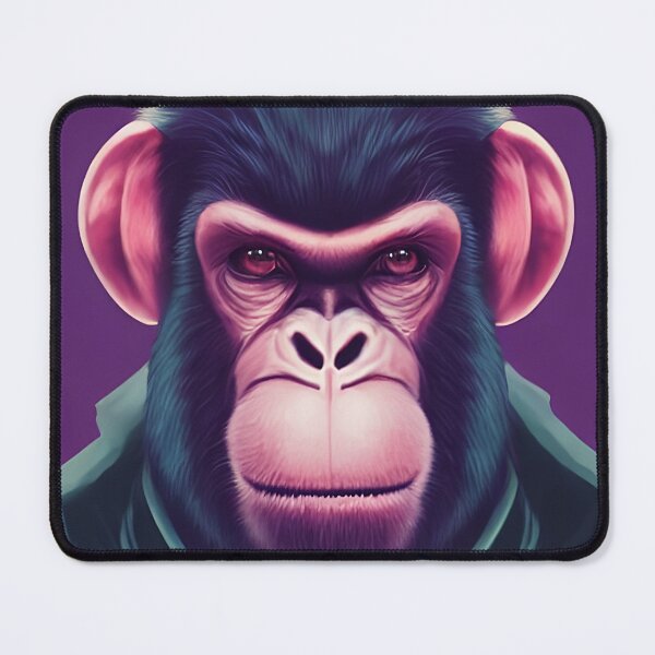 Item preview, cyberpunk gorilla  ape Kong portrait illustration art 16 designed and sold by vishalraifx.