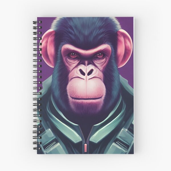 Item preview, cyberpunk gorilla  ape Kong portrait illustration art 16 designed and sold by vishalraifx.