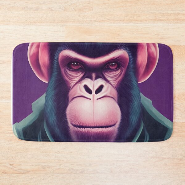Item preview, cyberpunk gorilla  ape Kong portrait illustration art 16 designed and sold by vishalraifx.