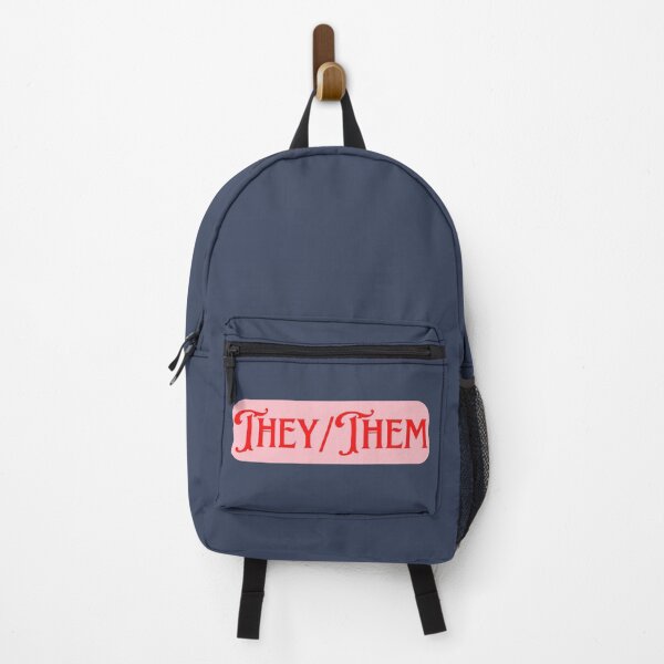 Item preview, They/Them Pronouns Pink/ Red designed and sold by polishalpaca.