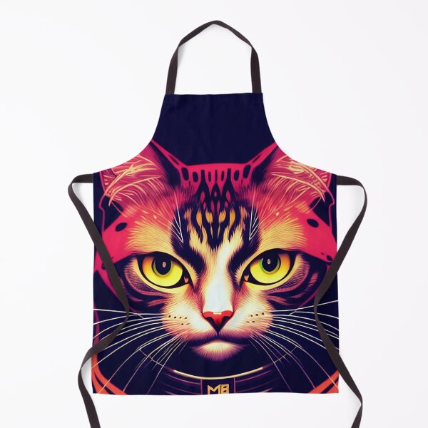 Artikelvorschau, Cyberpunk süße Katze Kitty Portrait Illustration Kunst 1 entworfen und verkauft von vishalraifx.