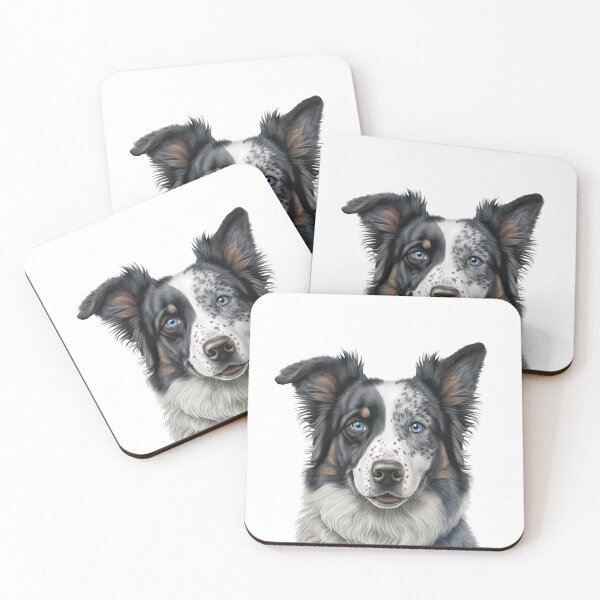 Item preview, Blue Merle Border Collie designed and sold by DigitalRiggs.