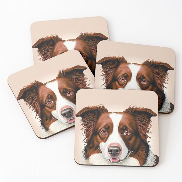 Item preview, Red Merle Border Collie designed and sold by DigitalRiggs.