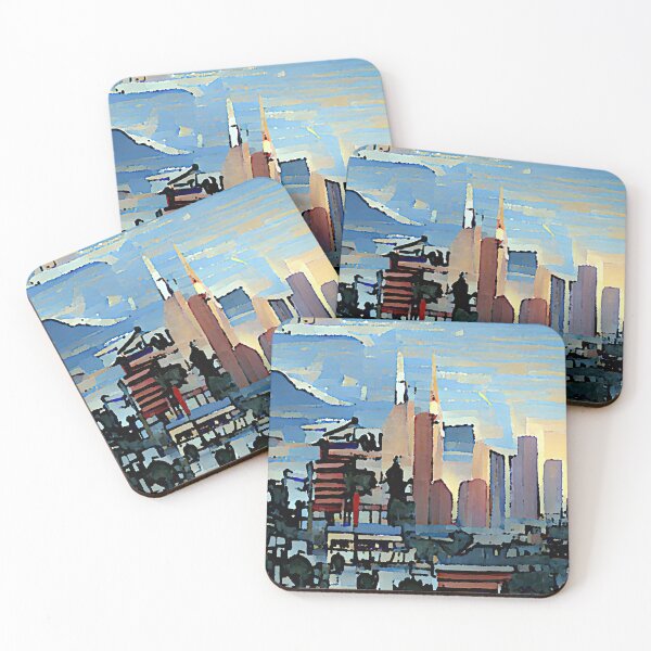 Item preview, Los Angeles City of Dreams Skyline II designed and sold by Jon-Baran.