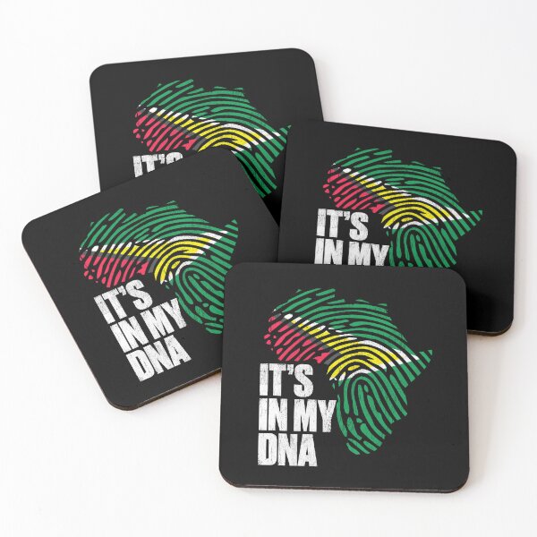 Item preview, Pan African Guyana It's In My DNA Black Melanin Guyanese designed and sold by QueenOfPrint.