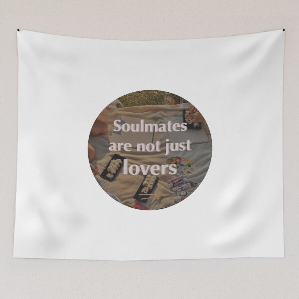 Item preview, Soulmates are not just love designed and sold by Famousstickers-.