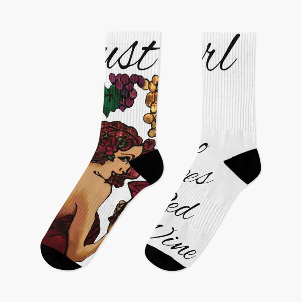 Item preview, JUST A GIRL WHO LOVES RED WINE, ABSTRACT, POP ART,  WINE LOVER designed and sold by Danicus666.