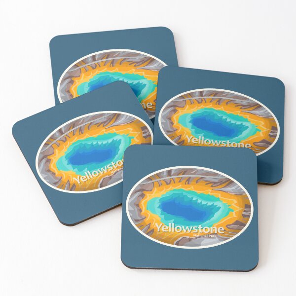 Item preview, Yellowstone National Park - Grand Prismatic Spring designed and sold by studio838.
