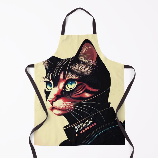 Artikelvorschau, Cyberpunk niedliche Katze Kitty Portrait Illustration Kunst 4 entworfen und verkauft von vishalraifx.