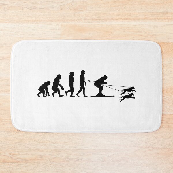 Item preview, Dog Skijoring Skiing Winter Sport Evolution designed and sold by CuteDesigns1.
