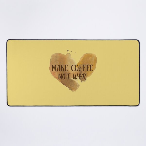 Item preview, Make Coffee Not War. Peaceful Coffee Lover Heart designed and sold by Rebel-Design.