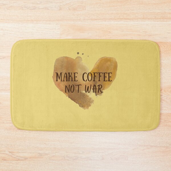 Item preview, Make Coffee Not War. Peaceful Coffee Lover Heart designed and sold by Rebel-Design.