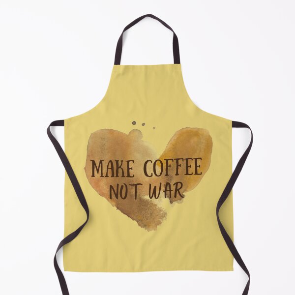 Item preview, Make Coffee Not War. Peaceful Coffee Lover Heart designed and sold by Rebel-Design.