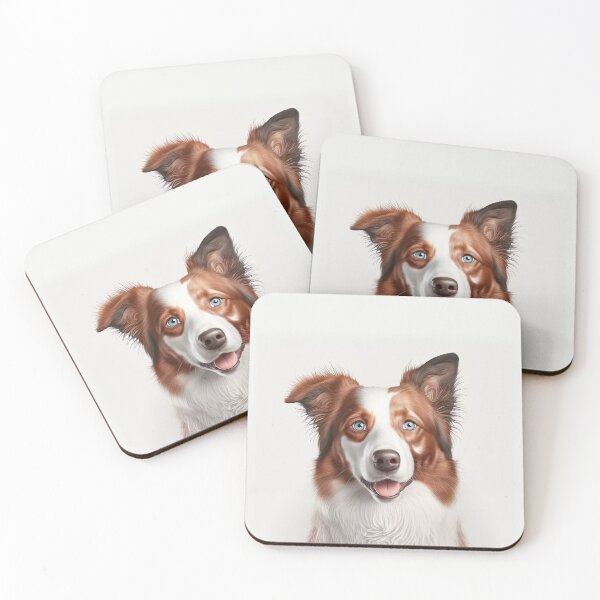 Item preview, Red Merle Border Collie designed and sold by DigitalRiggs.
