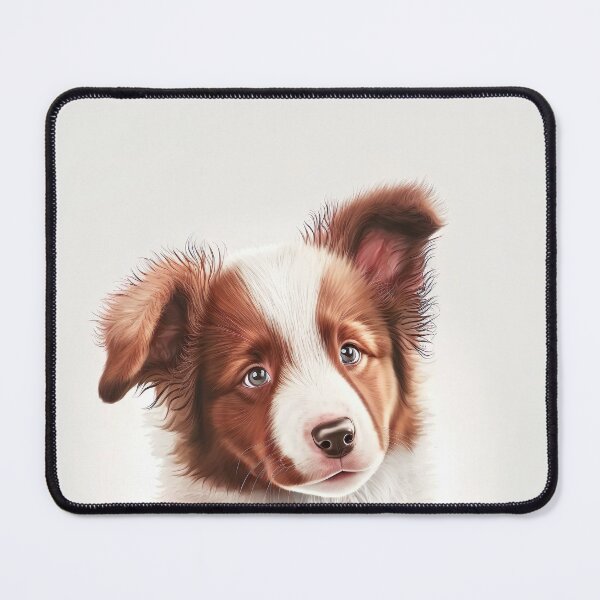 Item preview, Red Merle Border Collie Puppy designed and sold by DigitalRiggs.