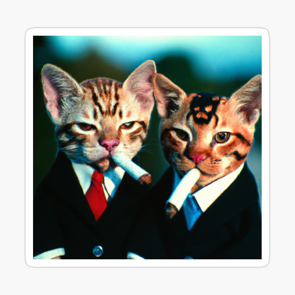 Uwu Cat Stickers Sticker for Sale by Rinomano